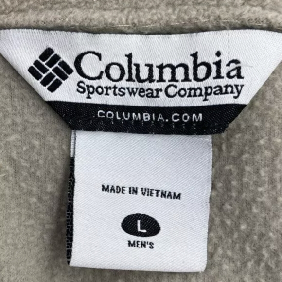 Columbia Steens Mountain 2.0 Tan Fleece Full Zip Outdoor Jacket Size L MSRP $65 - Picture 5 of 9